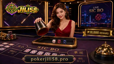 JILI58 blackjack table with a settled card arrangement before the layout clears and resets