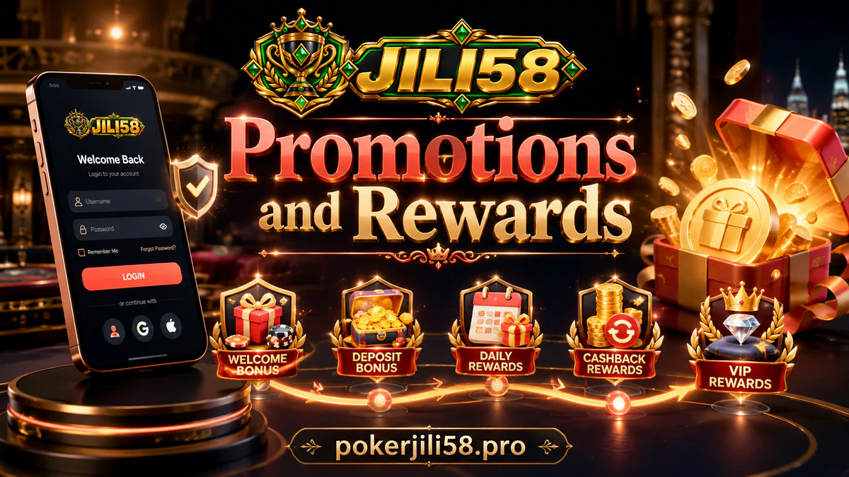 JILI58 gold promotion chest feature